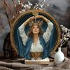 Медово-лимонная жестяная табличка Металлический плакат Декор стены кухни столовой 20x20 см
