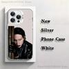Чехол для телефона M-Marilyn M-Manson для iPhone 17,16,15,14,13,12,11,Mini,Pro,E,MAX Белый Матовый Силиконовый Белый Чехол