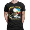 Футболка мужская с изображением группы Heavy Metal Helloween, футболка в стиле хипстер с коротким рукавом и круглым вырезом, 100% хлопок, одежда с принтом