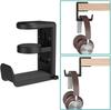 3-in-1 PC Gaming Headphone & Controller Holder - Headphones Hanger w/Adjustable & Rotating Arm Clamp,Headphone Stand Under Desk