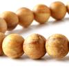 [GOLD STONE] Palo Santo Bracelet, 8mm, Peruvian Holywood, Wooden Prayer Beads, Fragrant Wood, Inner Diameter: Approx. 17.5cm