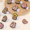 12 шт. Зажимы для волос Капибара Мультяшные Милые Животные Заколки Kawaii Челка Мини Боковая Заколка Для Маленьких Девочек Детей Аксессуары Для Головного Убора