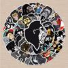 Набор из 50 водостойких наклеек Gorilla Graffiti: Мультяшные животные для скейтбордов, чехлов для телефонов, багажа и DIY-проектов.