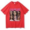 Ретро Женская Хлопковая Футболка Lana Del Rey Певица Графический Принт Футболка Хип-Хоп Модная Рубашка Футболка с Коротким Рукавом Лето