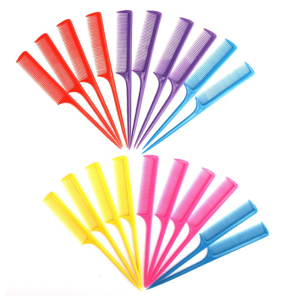 20pcs Anti Static Flat Teeth Comb Professional Heat Resistant Comb Hair Styling Tool For Women