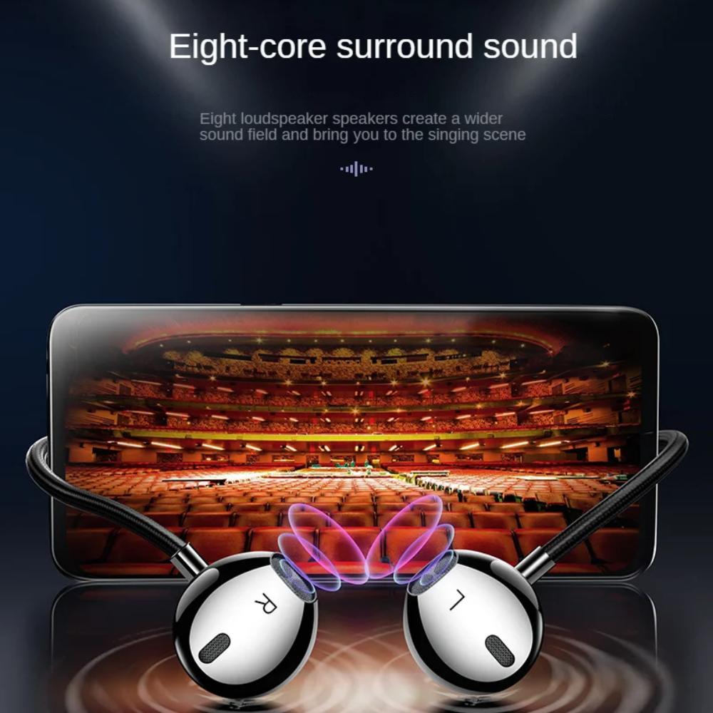 Проводные наушники типа C и 3,5 мм. Наушники-вкладыши с мощными басами. Проводные стереонаушники. Бег.