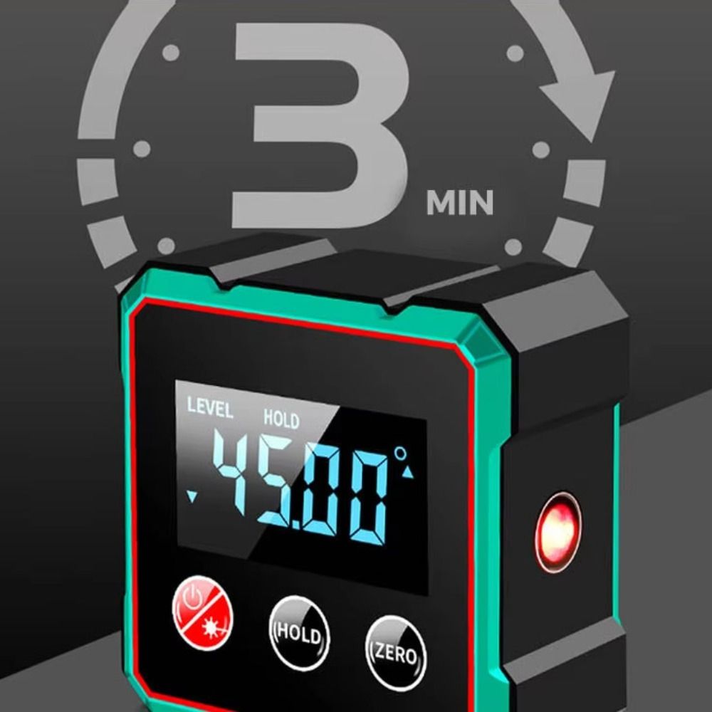 Magnetic Magnetic Protractor Laser Gauge Bevel Gauge Cube Inclinometer Inclinometer  Woodworking