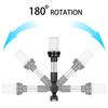 Светодиодный навигационный фонарь для лодки, вращающийся на 360°, регулируемый, чисто-белый, парусный фонарь, кормовой фонарь для яхты, якорная лампа 12 В ~ 24 В