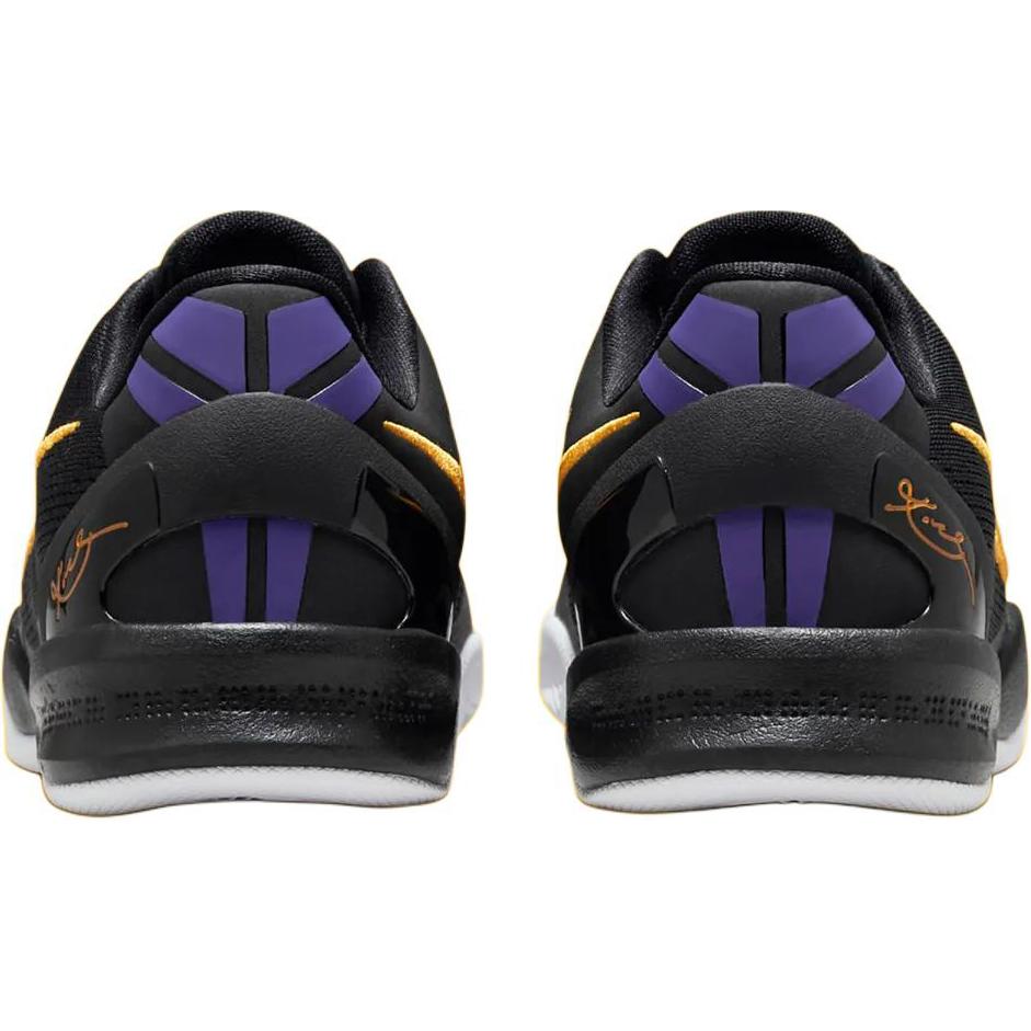 Nike Детские низкие баскетбольные кроссовки Kobe 8, износостойкие, черные, унисекс, FN0266-002