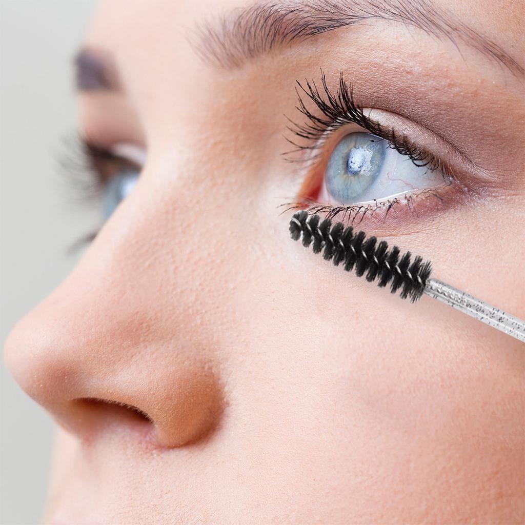 25/50 шт. Тубы для щеточек для ресниц, Кристальные палочки для туши для ресниц, Расческа для бровей, Контейнер-спули, Кисти-аппликаторы для ресниц, Инструменты для макияжа