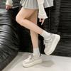 Leather Thick-soled Heightening Little White Shoes Women's 2025 Autumn New Fashion Versatile Board Shoes Small Casual Sports Shoes