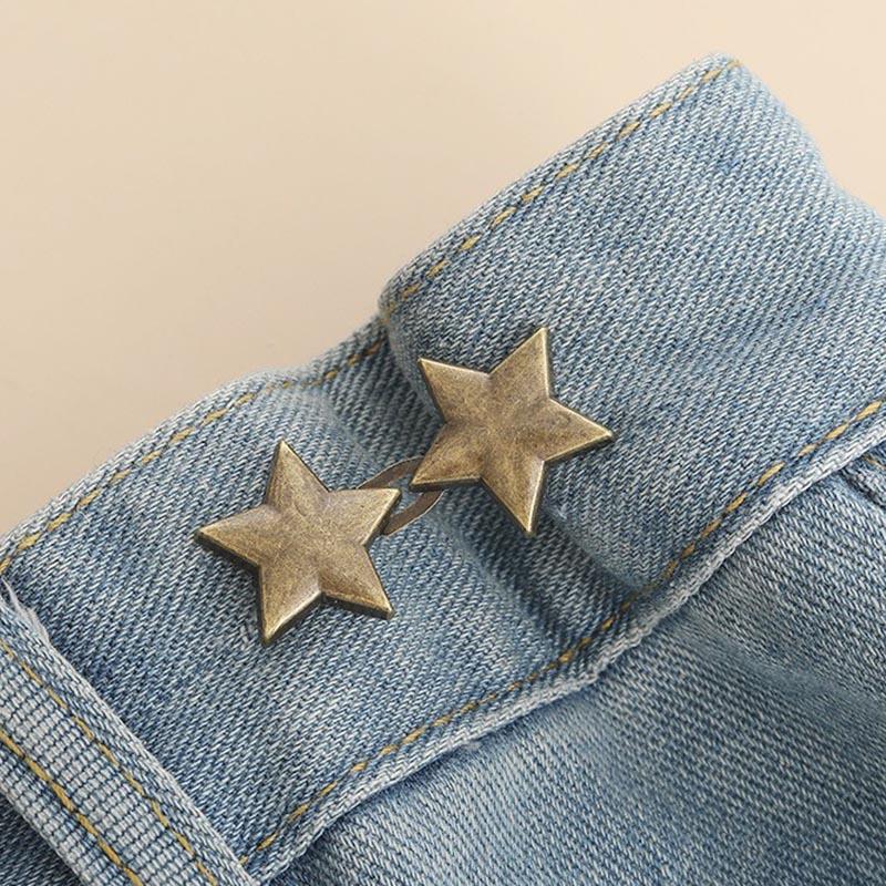 Затягивающий талию зажим для брюк, зажим для регулировки талии, застежка для уменьшения талии, пуговицы-броши для украшения одежды NK001