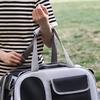 Переноска для животных большой вместимости, портативная, на одно плечо, сумка для собаки/питомца с вентиляционным окном для путешествий на открытом воздухе