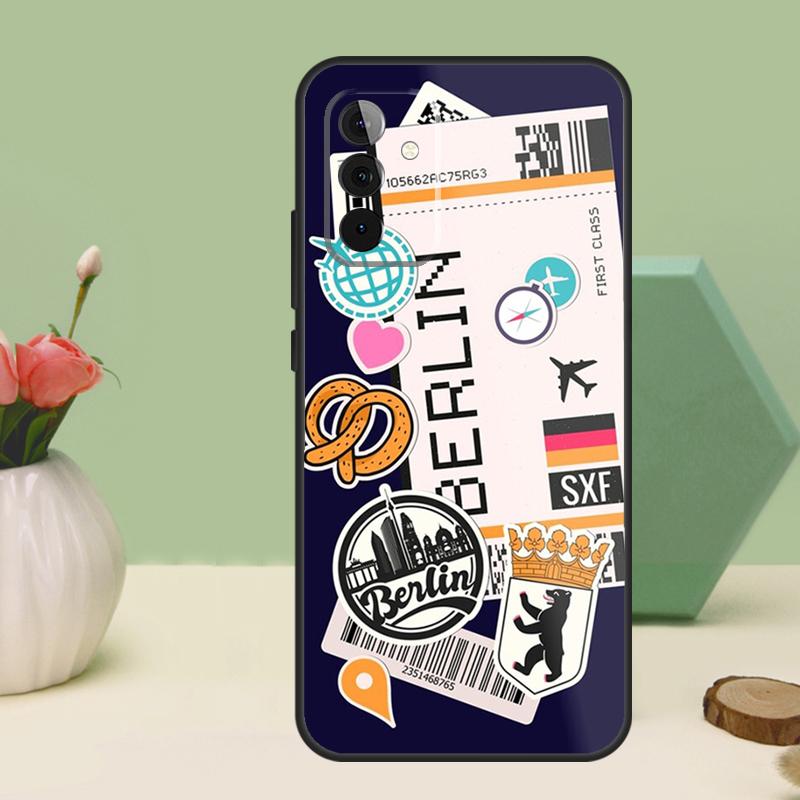 SYDNEY BOARDING PASS Билеты для путешествий Для Samsung Galaxy A36 A56 A54 A34 A14 A06 A16 A26 A12 A32 A52 A13 A33 A53 A15 A35 A55 Чехол