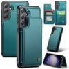 Для iPhone 15 Pro Max 14 Pro 13 12 11 Samsung S24 FE S23 Ultra S22 A54 Z Fold5 Flip5 противоударный кожаный держатель для карточек чехол для телефона чехол