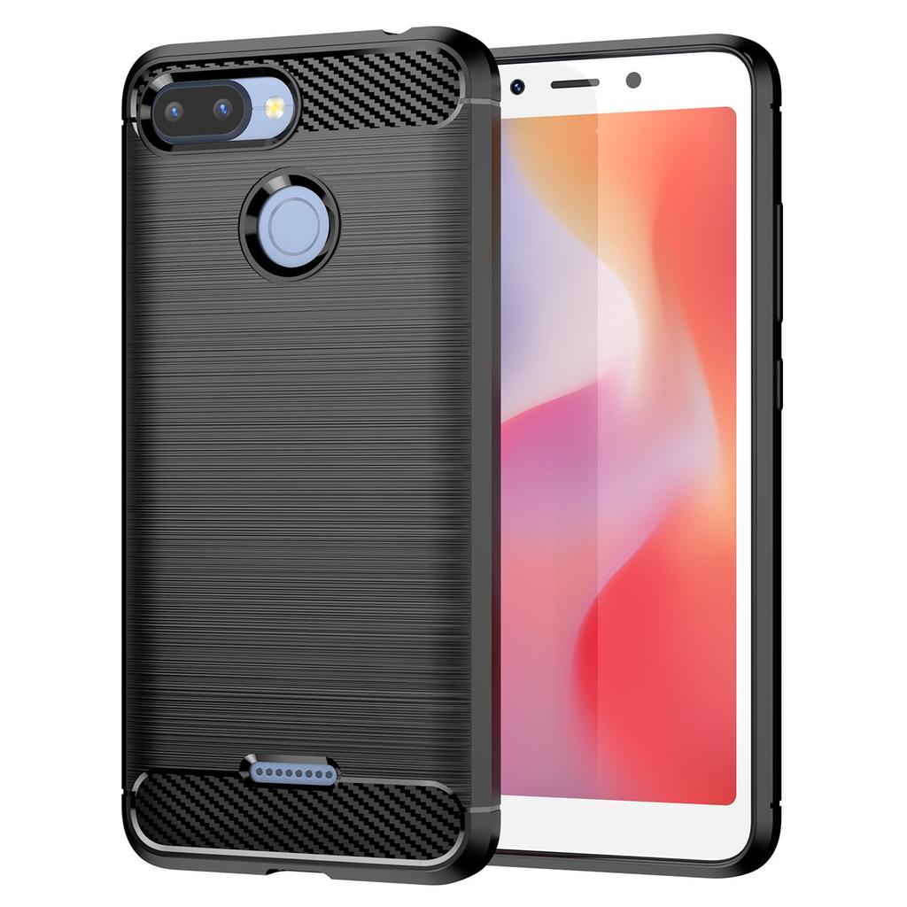 Для xaomi redmi 6 6a 7 7a Чехол из углеродного волокна Чехол для xiaomi redmi 6 7 pro Противоударные чехлы для телефонов Прочный гибкий бампер-домик