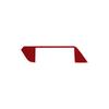 Red Carbon Fiber Car Front Center Screen Frame Sticker For BMW Z4 G29 19-22 LHD