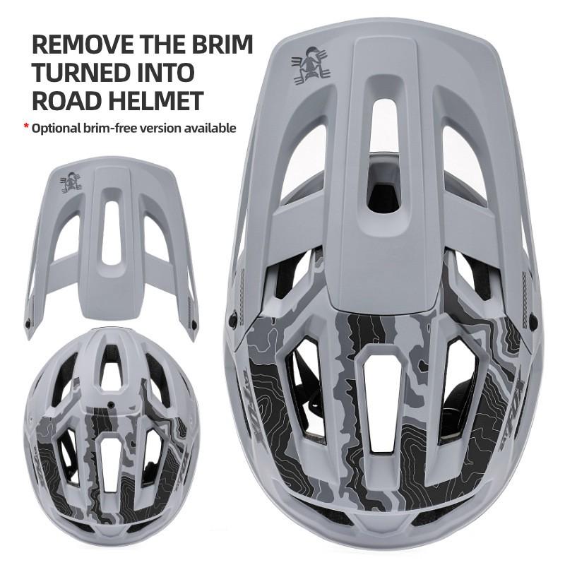 Unisex Mountain Bike Helmet Road Cycling Skateboarding - Lightweight PC EPS Half With Camo