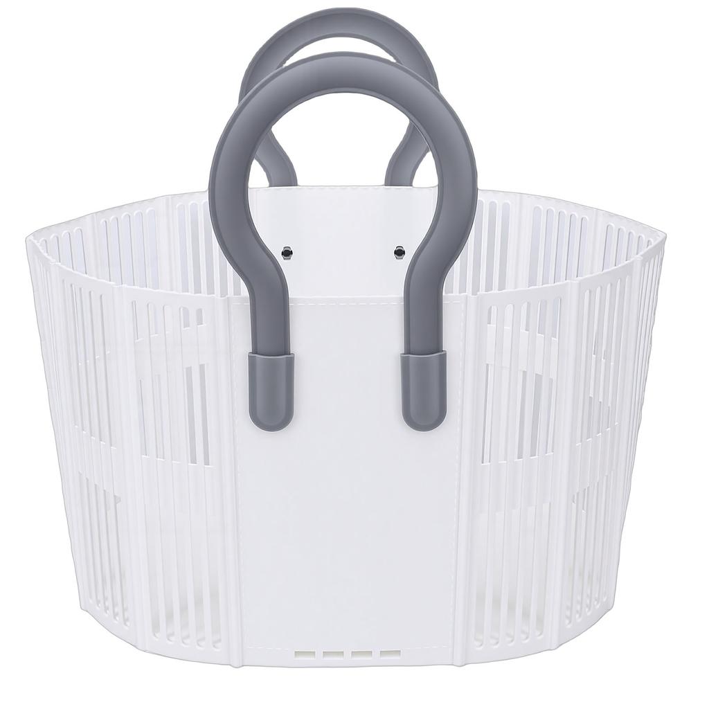 Foldable Laundry Basket Large Capacity Clothes Hamper with Handles Hollow Multipurpose Storage   for Bathroom Laundry Room Home