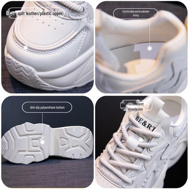 Женские весенние кроссовки Dad на толстой подошве 2025 года, высота 9 см, маленькие размеры, универсальная платформа