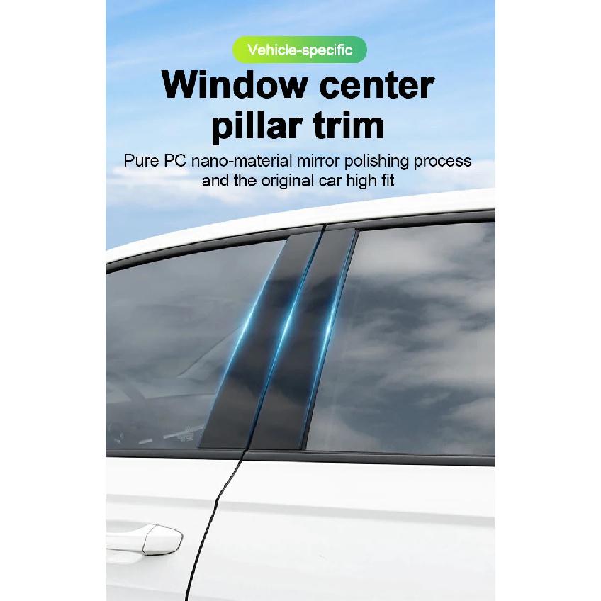 For Toyota Corolla E210 Saloon 2019-2025 Altis Prestige 16PCS Window Cover Door Decal B C Column Pillar Sticker Car Accessories