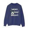 Womens/Ladies Mickey Mouse Merry & Bright Sweatshirt