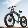 LANKELEISI BST-6 2000W Dual Motor E-Bike, 48V 17.5Ah Battery, 26x4.0 Fat Tire, Full Suspension, 120KM Range