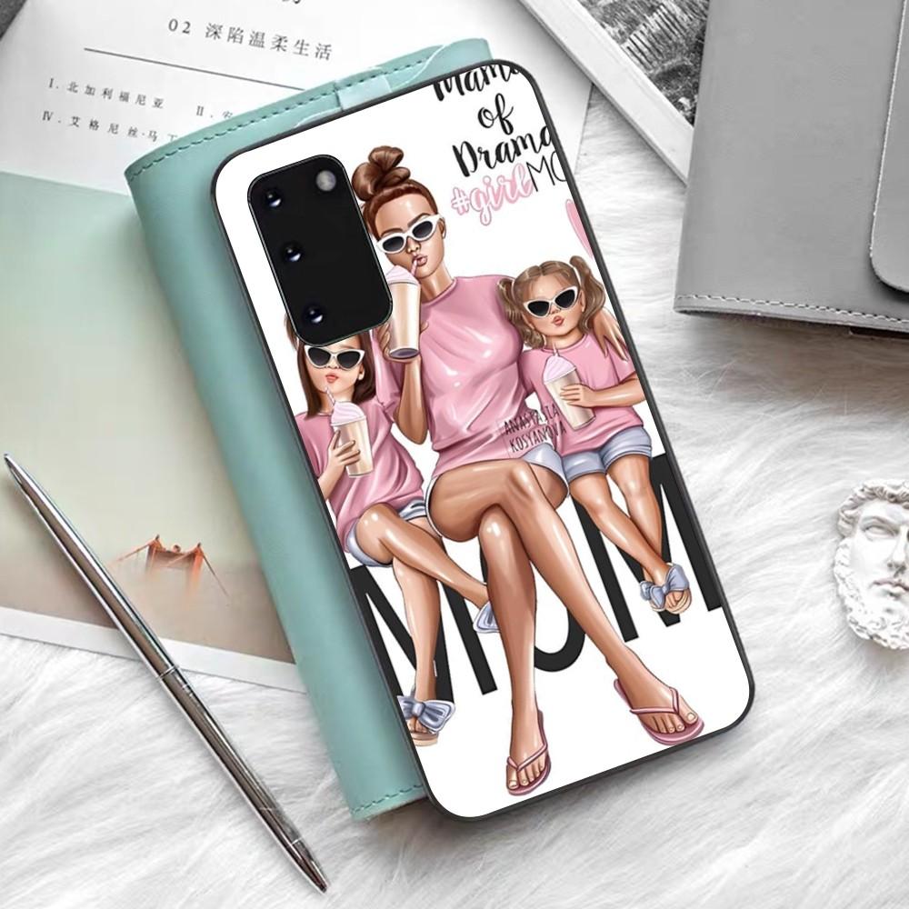 Супермама MaMa Чехлы для телефона Для Samsung S 9 10 20 21 22 23 30 23 24 Plus Lite Ultra FE S10lite Чехлы
