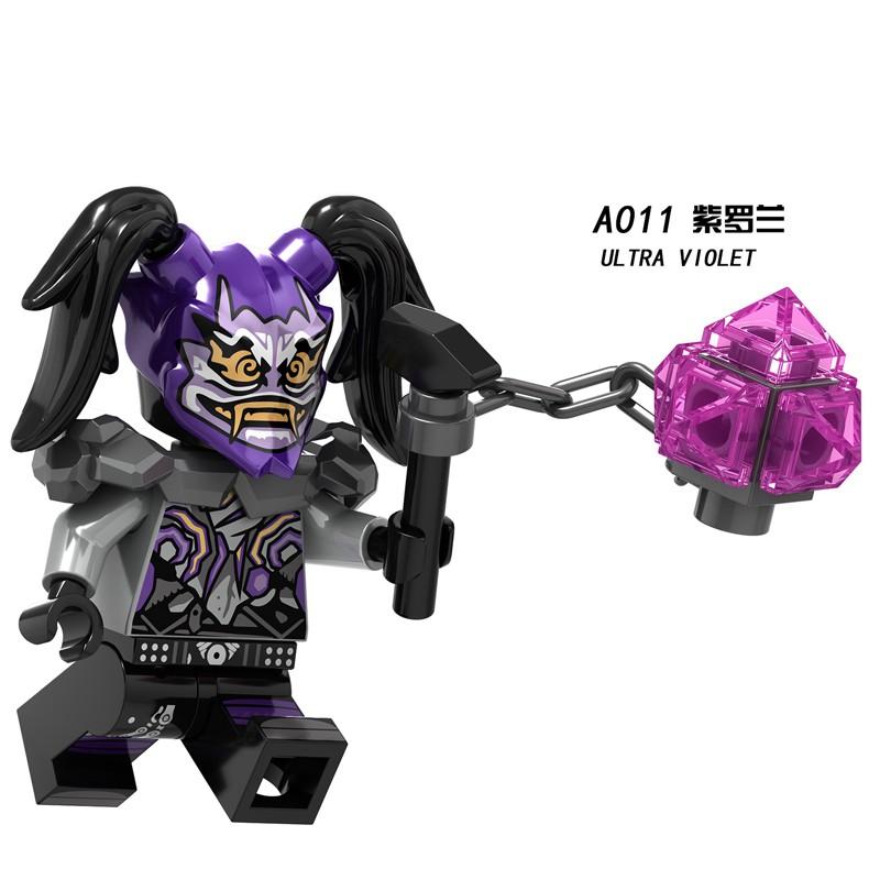Ninjago Snake Minifigures Skales Acidicus Pythor Chokun Movies Series Building Blocks Toys for Children