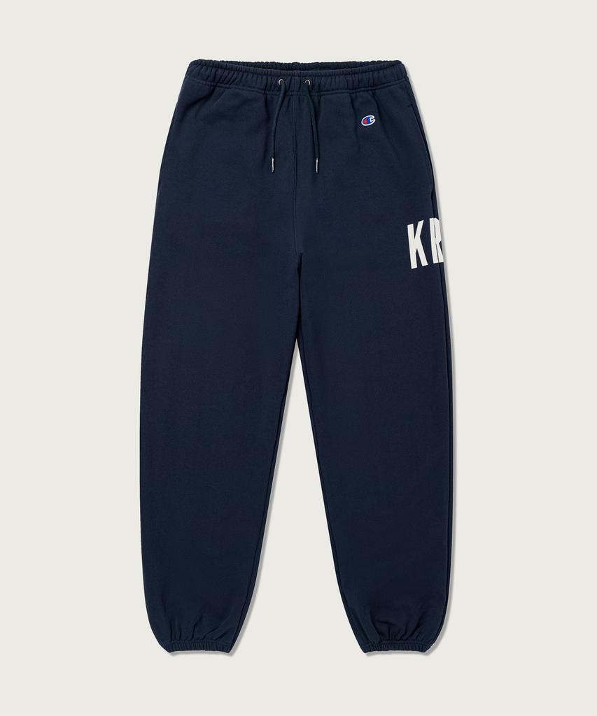 CHAMPION X Compact Record Bar Big Logo Sweatpants Navy