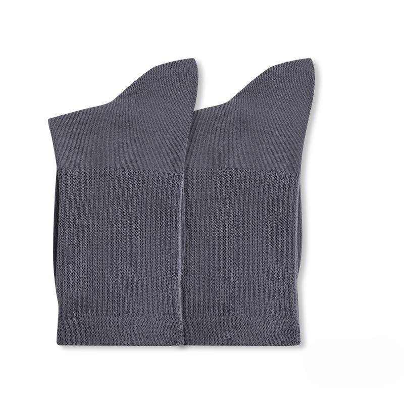 Men's Autumn and Winter Simple Sports Socks, Gaobang Antibacterial and Anti-pilling Men's Mid-calf Socks, Plain Men's Socks