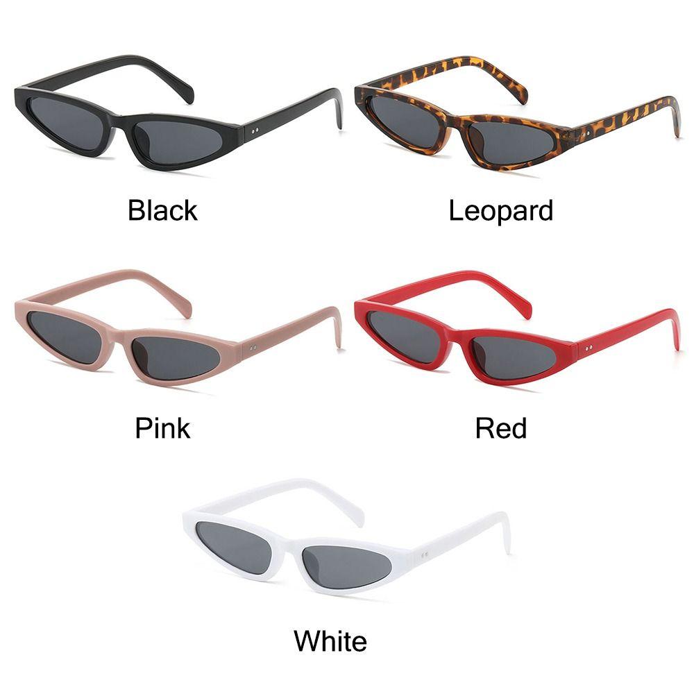Unique Small Frame Cat Eye Sunglasses for Women Trendy UV Protection Triangle Shades Hip-Hop Sun Glasses Fashion Eyewear