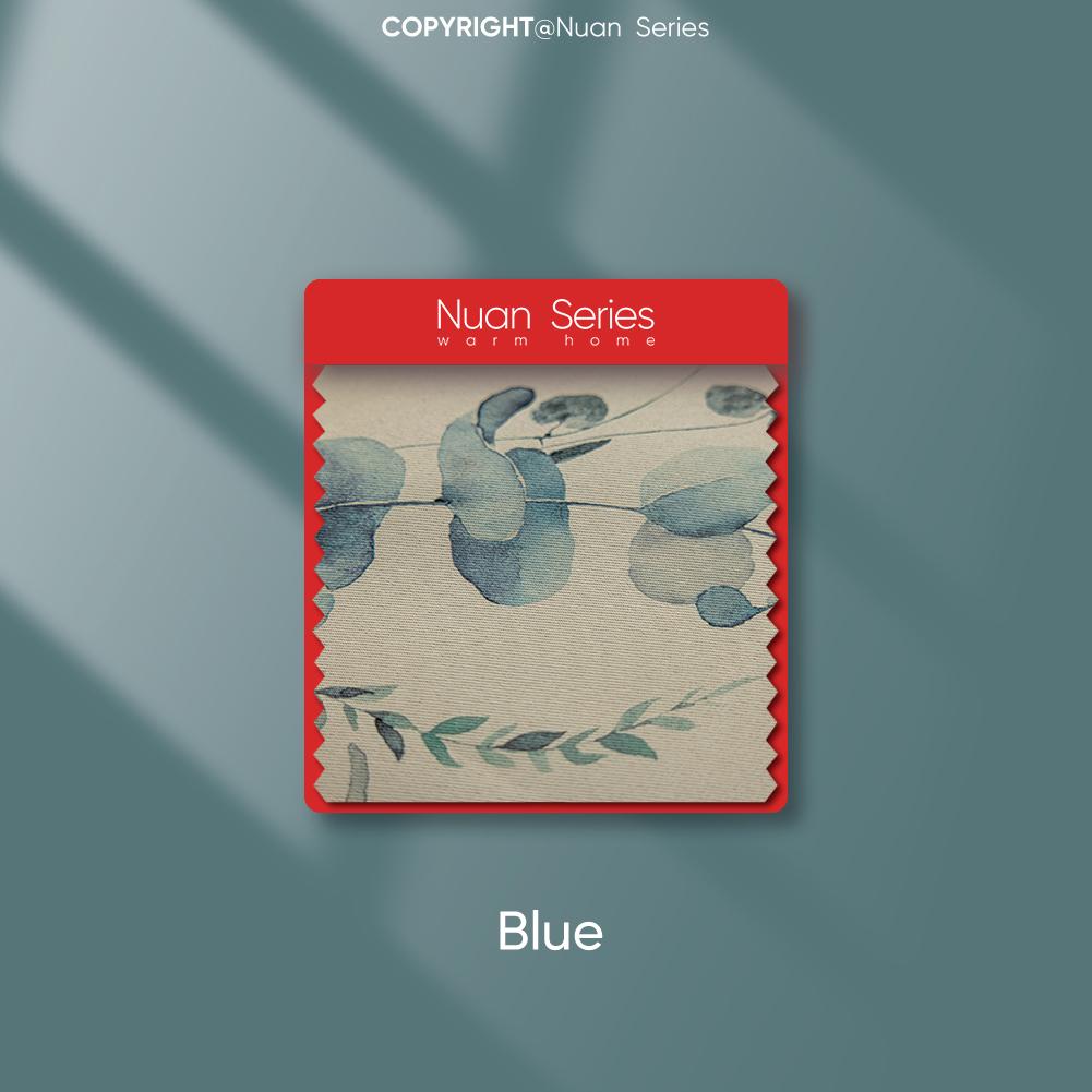 1 шт. серия Nuan, затемнение 70-80%, расписанные вручную зеленые шторы с растительным принтом, шторы в американском пасторальном стиле для спальни, гостиной, домашнего декора