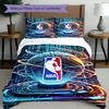 3pcs Duvet Cover Set (1*Duvet Cover + 2*Pillowcase, Without Core), NBA Print Bedding Set, Bedroom Decor, All‑Season, Birthday Gift