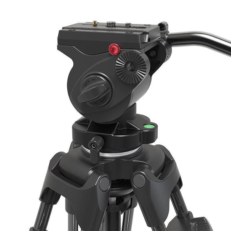Штатив для DSLR-камеры Jieyang JY0608A/B и универсальный стабилизатор с гидравлической головкой для профессиональной фото- и видеосъемки.
