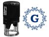Printtoo Octagon Celtic Swirl Frame G Alphabet Monogram Office Stationary R-40 Self Inking Rubber