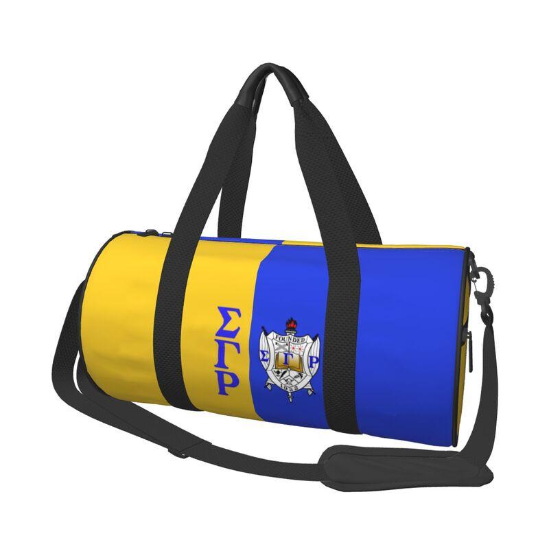 Sigma Gamma Rho 1922 Print Travel Duffel Bag Multipurpose Weekend Bags for Women Men Lightweight Waterproof Sport Yoga Gym Bag