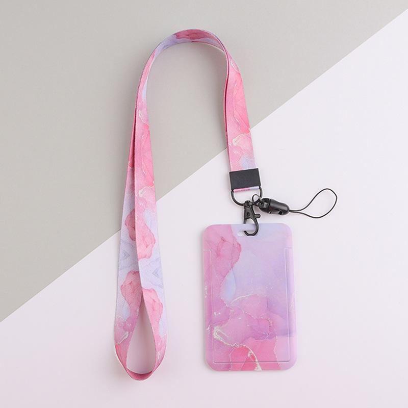 Cartoon Credential Card Holder Bags Doctor Nurse Neck Strap Lanyards Keychain Pass Card Holder Hang Rope Lariat Lanyard Gifts