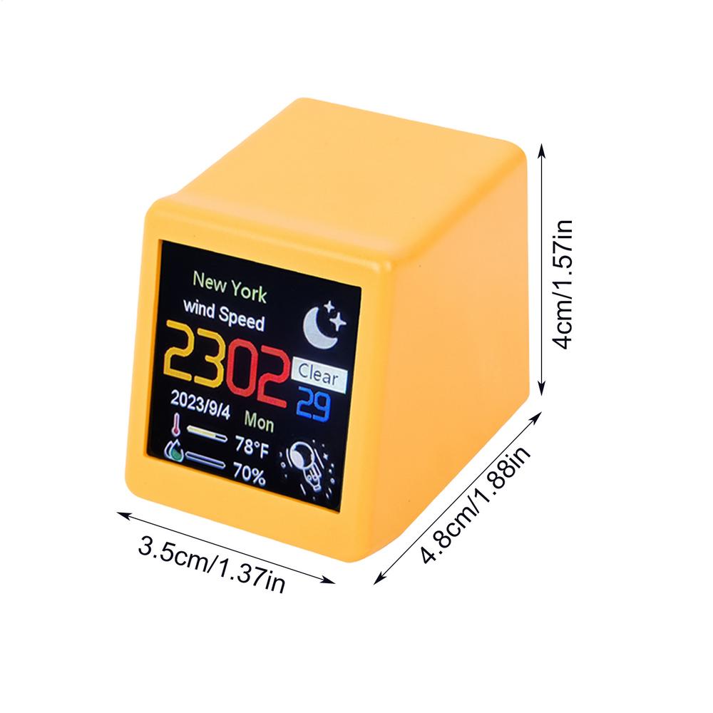 Будильник Настольное украшение Умный цифровой будильник и настольное украшение Умный прогноз погоды с Wi-Fi Умный воздух