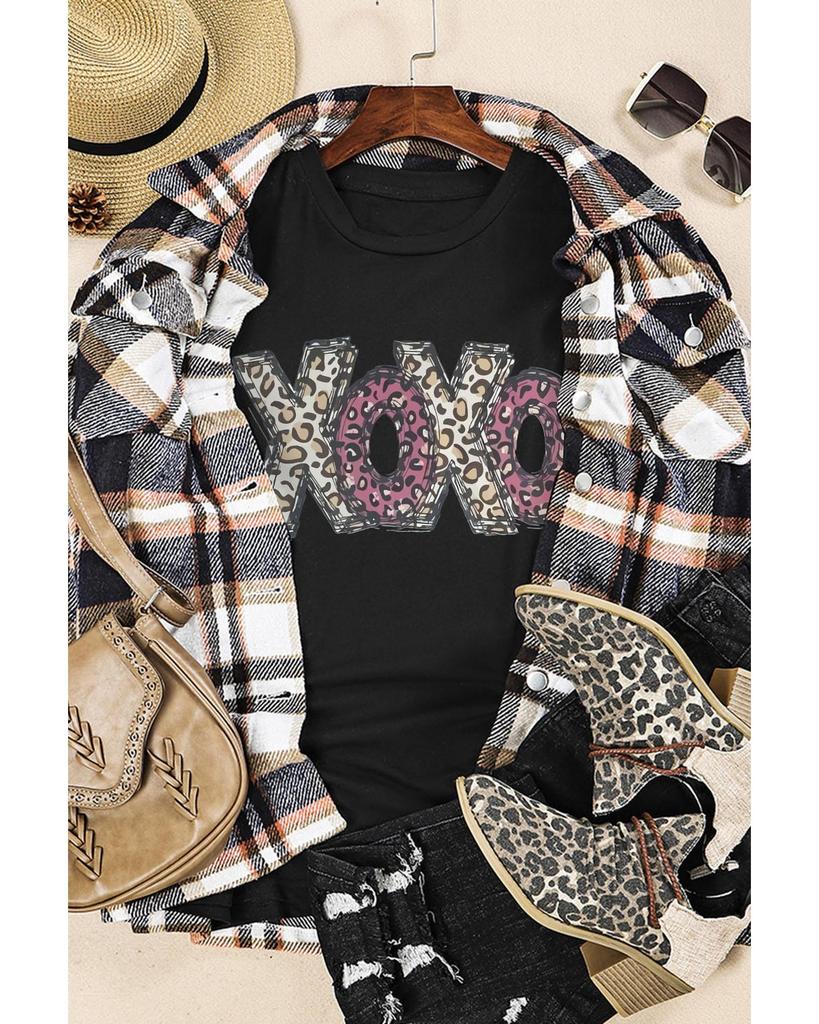 Azura Exchange Футболка с леопардовым принтом