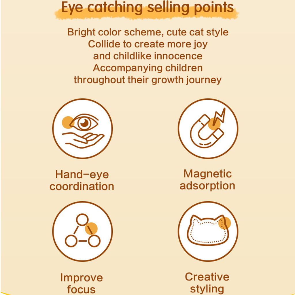 Брелок Магнитная доска для рисования для кошек Игрушка для досуга Подвеска для сумки Забавный брелок Подвеска в виде мультяшного кота Ювелирные изделия Модные аксессуары Креативный подарок