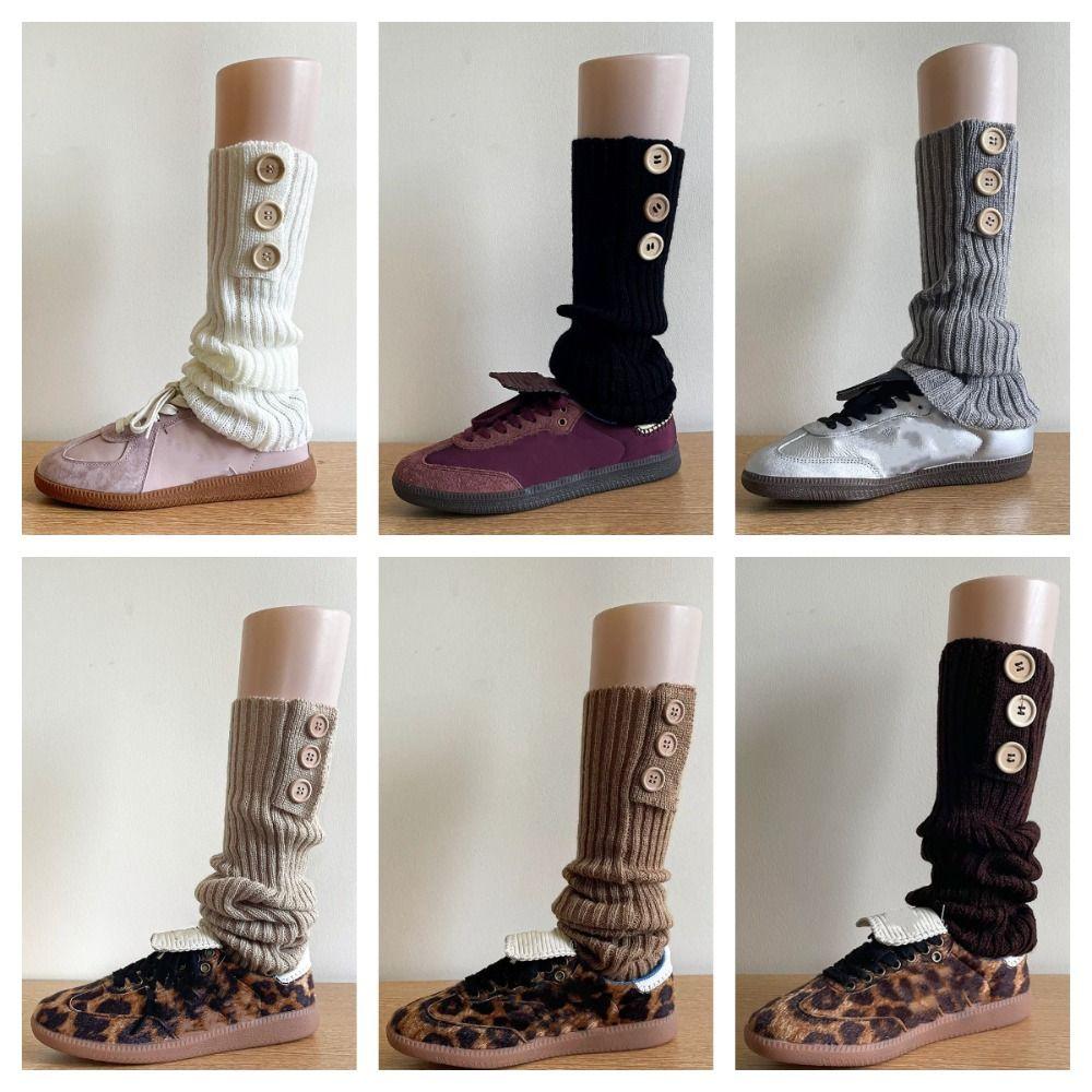 Балеткор Y2K Гетры Харадзюку Чехлы для ботинок Сладкие вязаные гетры Осень/Зима