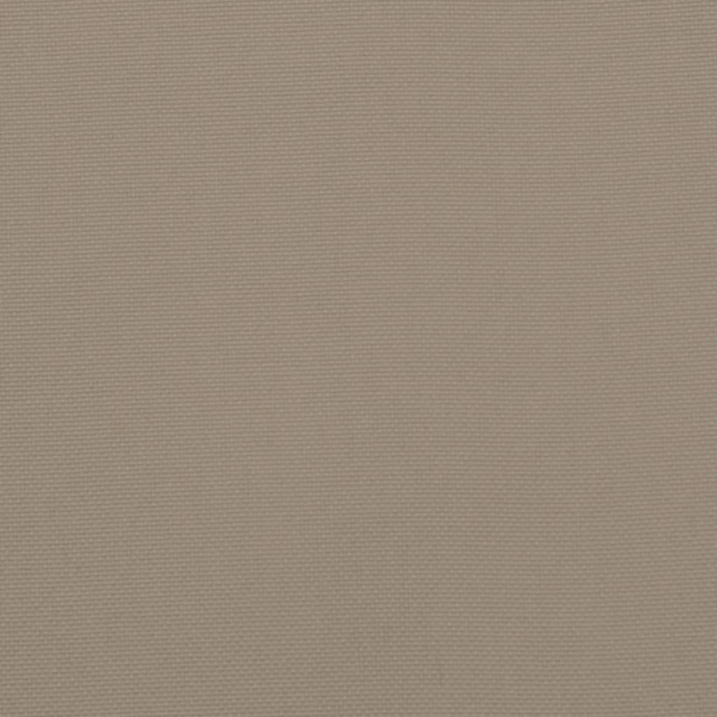 Sun Lounger Cushion Taupe 200 x 50 x 3 cm Oxford Fabric