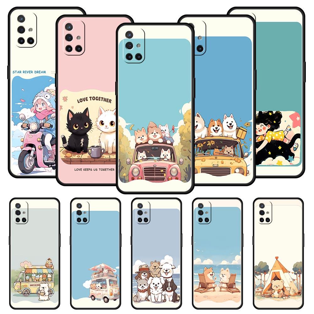 Милый Мультяшный Чехол с Собакой, Кошкой, Машинкой Для OnePlus 15 13 12 11 10 9 8 15T 13T 10T 7T Pro 13R 12R 9RT 8T Nord 4 N10 2T CE 2 3 5G Чехол