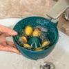 Rotating Automatic Fruit Wash Bowl Fast Draining Berry Rinse Basin  Outdoor Picnic