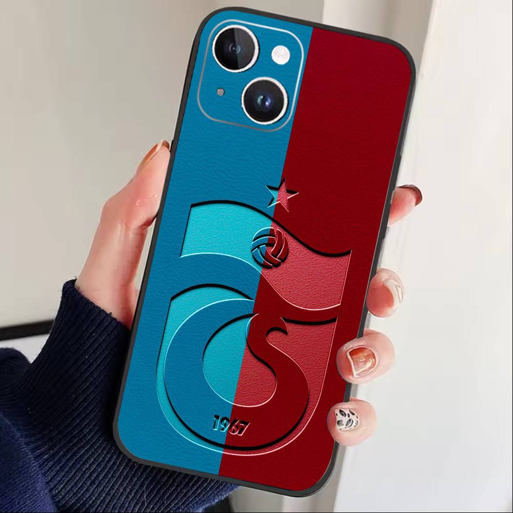 T-S Trabzonspor Phone Case For iPhone 16,15,14,13,12,17,Pro Max,Plus Silicone Black Case