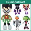 Adorable 10-inch Teen Titans Go Plush Toy Collection Featuring Robin Raven Cyborg