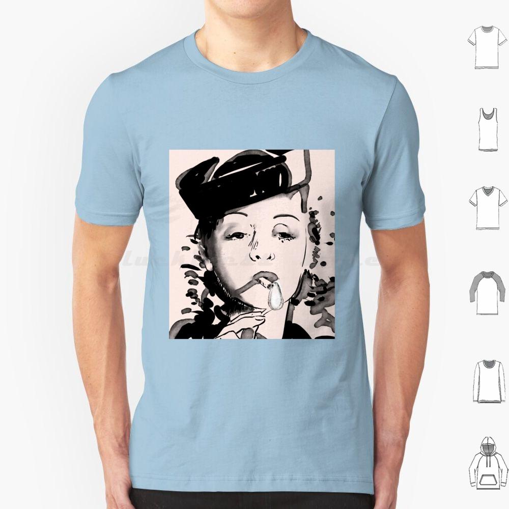 Bette Davis Smoking T Shirt Cotton Men Women DIY Print Flame Firestarter Bette Davis Movie Cinema Actress Portrait Famale Hat
