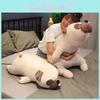 Pug Lying Dog Plush Toy Animal Stuffed Doll Pillow Cartoon Decoration Gift Kids