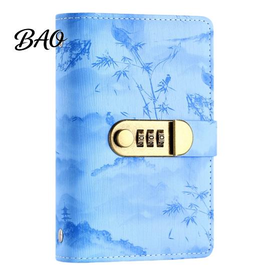 Cash Storage Organizer Budget Binder with Password Lock, 200 Transparent Money Saving Lock Pockets, PU Leather Personal Finance Planner for